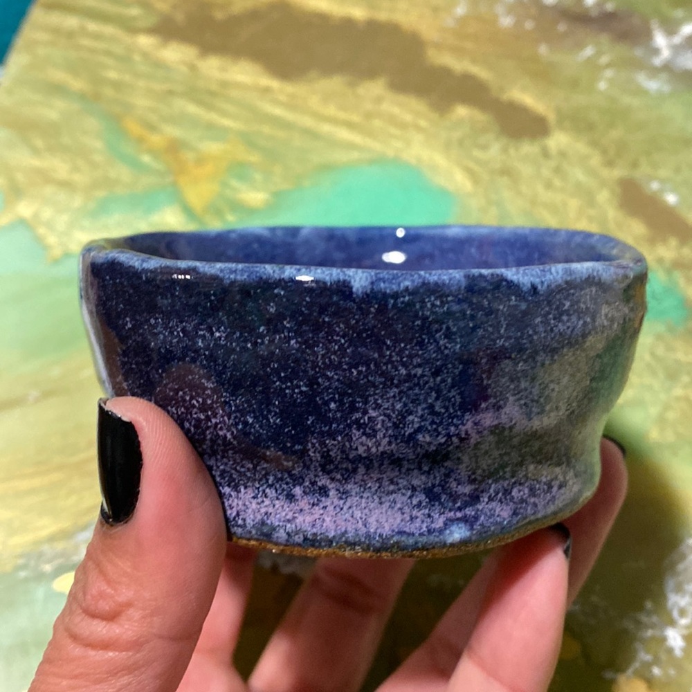 Handmade Pottery Trinket Catch All Jewelry Holder Bowl